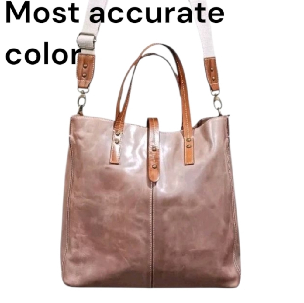Cavalcanti Florence 1958 Leather Tote Satchel - Picture 3 of 15